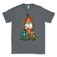 Charcoal Heather happy fall y'all gnome Classic Tee - RanaPortraitStore