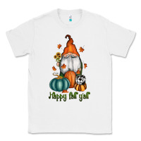 White happy fall y'all gnome Classic Tee - RanaPortraitStore