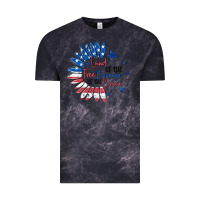Cloud Black land of the free because of the brave Vintage Tee - MaliasSmallBusiness