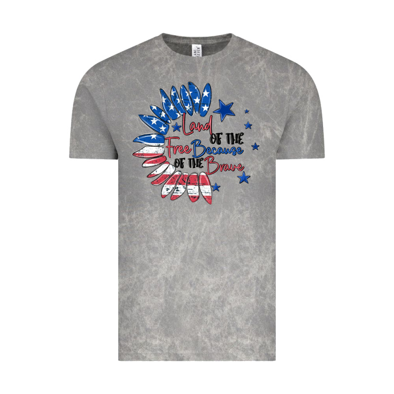 Land Of The Free Because Of The Brave Vintage Tee by MaliasSmallBusiness | Teevron