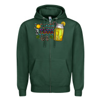 Sports Green sunshine & sweet tea Zipper Hoodie - CowhideDigitalArt