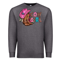 Charcoal Heather valentine day boots hat and roses Premium Sweatshirt - AdoDesignShop