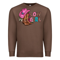 Chestnut valentine day boots hat and roses Premium Sweatshirt - AdoDesignShop