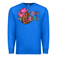 True Royal valentine day boots hat and roses Premium Sweatshirt - AdoDesignShop