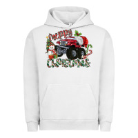 Pigment Lunar Rock Merry Christmas Monster Truck Urban Hoodie - MaliasSmallBusiness