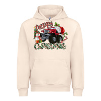 Sandshell Merry Christmas Monster Truck Urban Hoodie - MaliasSmallBusiness