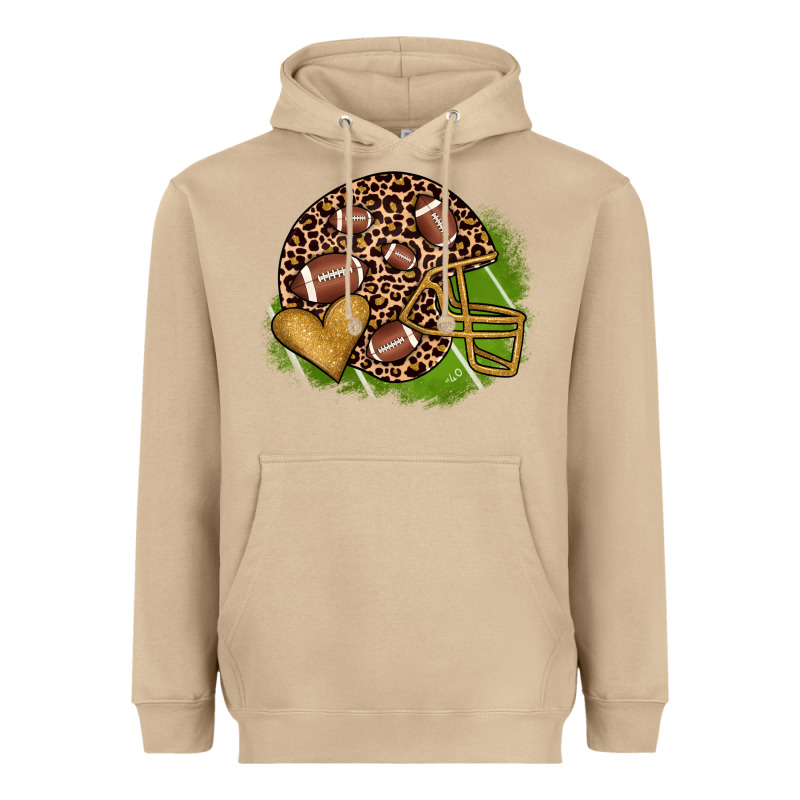 American Football Helmet Heavyweight Hoodie by JahusDesignShop | Teevron