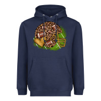 Navy american football helmet Heavyweight Hoodie - JahusDesignShop