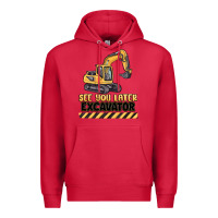 Cardinal see you later excavator Premium Hoodie - MaliasSmallBusiness