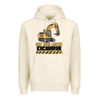 Tofu see you later excavator Premium Hoodie - MaliasSmallBusiness