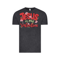 Vintage Black jesus is my valentine Vintage Tee - MaliasSmallBusiness