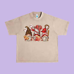 Baseball Gnomes Urban Heavy Tee Designed By Zillion Design Studio