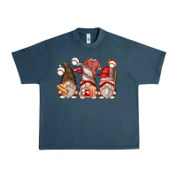Midnight Navy baseball gnomes Urban Heavy Tee - Zillion Design Studio