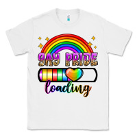 White gay pride loading Classic Tee - Zillion Design Studio