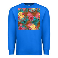 True Royal hatched egg easter chicks seamless pattern Premium Sweatshirt - Artiststas