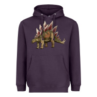 Plum dinosaur stegosaurus Heavyweight Hoodie - Artiststas