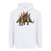 White dinosaur stegosaurus Heavyweight Hoodie - Artiststas