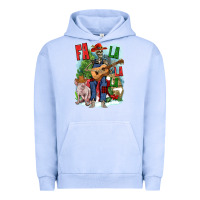 Pigment Grape Ice Fa la la la skeleton farm Urban Hoodie - NancyCooperArtShop