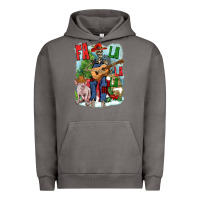 Pigment Tornado Fa la la la skeleton farm Urban Hoodie - NancyCooperArtShop