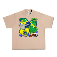 Burro brazil hearts Urban Heavy Tee - texasbilliewilder