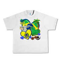 Lunar Rock brazil hearts Urban Heavy Tee - texasbilliewilder