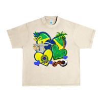 Sandshell brazil hearts Urban Heavy Tee - texasbilliewilder