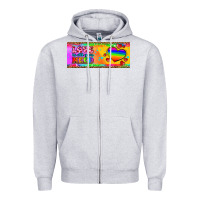 Heather Grey love is all you need  mug 15 oz Zipper Hoodie - HRA Design Shop
