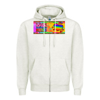 Oatmeal Heather love is all you need  mug 15 oz Zipper Hoodie - HRA Design Shop