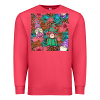 Cardinal floral easter gnomes seamless pattern Premium Sweatshirt - Artiststas