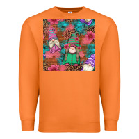 Carrot floral easter gnomes seamless pattern Premium Sweatshirt - Artiststas