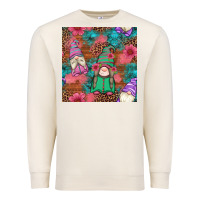 Sandshell floral easter gnomes seamless pattern Premium Sweatshirt - Artiststas
