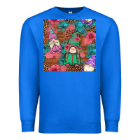 True Royal floral easter gnomes seamless pattern Premium Sweatshirt - Artiststas