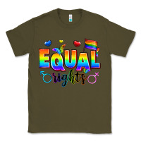 Army Green equal rights Classic Tee - Zillion Design Studio