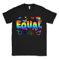 Black equal rights Classic Tee - Zillion Design Studio
