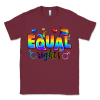 Burgundy equal rights Classic Tee - Zillion Design Studio
