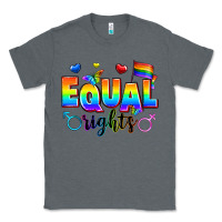 Charcoal Heather equal rights Classic Tee - Zillion Design Studio