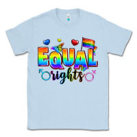Dusty Blue equal rights Classic Tee - Zillion Design Studio