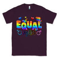 Plum equal rights Classic Tee - Zillion Design Studio