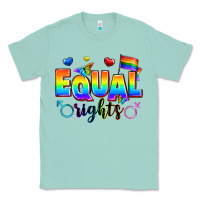 Seafoam equal rights Classic Tee - Zillion Design Studio