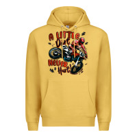 Antique Gold a little dirt never hurt dirt bike Premium Hoodie - MaliasSmallBusiness
