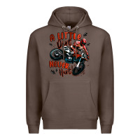 Coffee a little dirt never hurt dirt bike Premium Hoodie - MaliasSmallBusiness