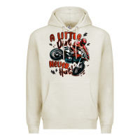Oatmeal Heather a little dirt never hurt dirt bike Premium Hoodie - MaliasSmallBusiness