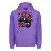 Purple a little dirt never hurt dirt bike Premium Hoodie - MaliasSmallBusiness