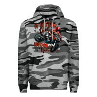 Slate Camo a little dirt never hurt dirt bike Premium Hoodie - MaliasSmallBusiness