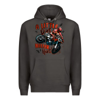 Smoke a little dirt never hurt dirt bike Premium Hoodie - MaliasSmallBusiness