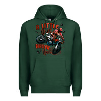 Sports Green a little dirt never hurt dirt bike Premium Hoodie - MaliasSmallBusiness
