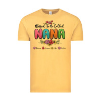Vintage Mustard blessed to be called nana Vintage Tee - MaliasSmallBusiness