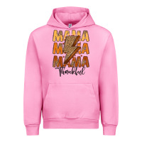 Fuchsia Pink Thankful Mama Urban Hoodie - MaliasSmallBusiness