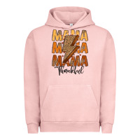 Pigment Salmon Thankful Mama Urban Hoodie - MaliasSmallBusiness