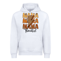 White Thankful Mama Urban Hoodie - MaliasSmallBusiness